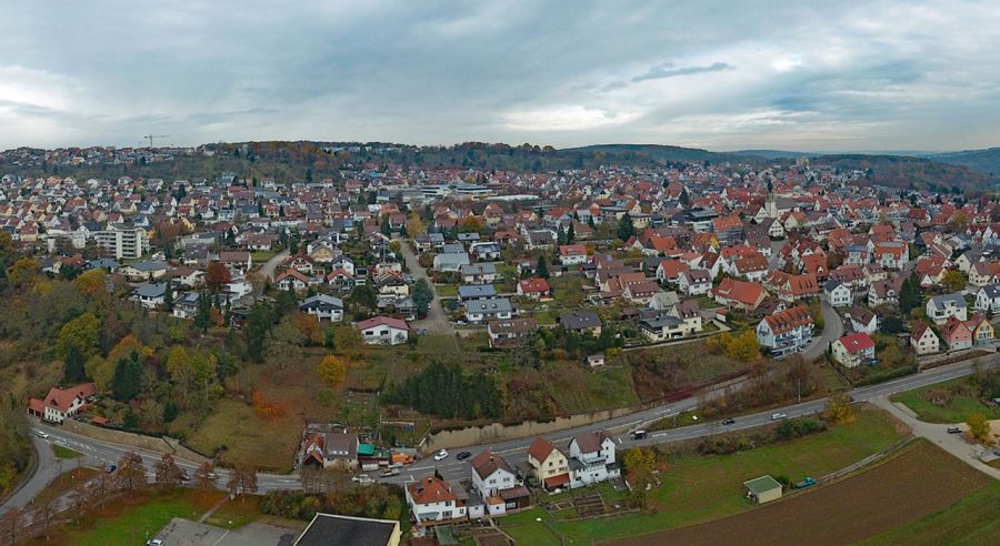 Luftaufnahme von Pliezhausen